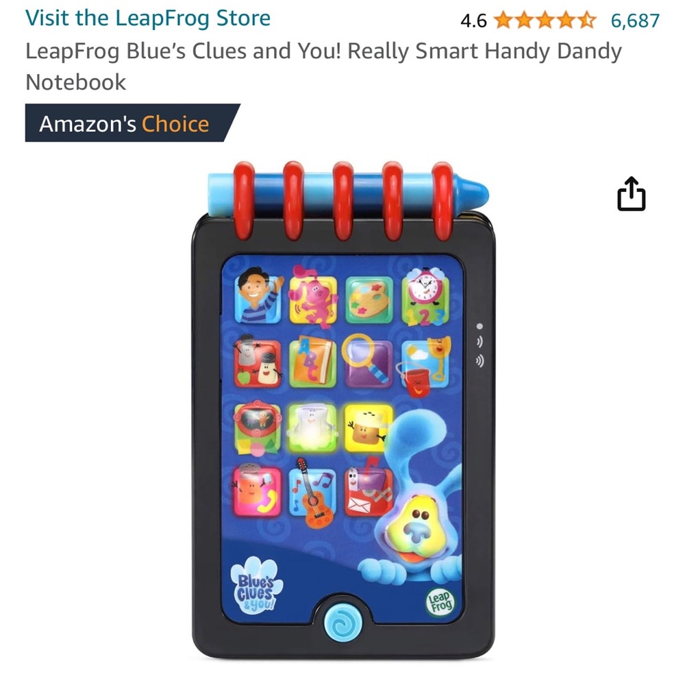 Blues Clues Handy Dandy Notebook